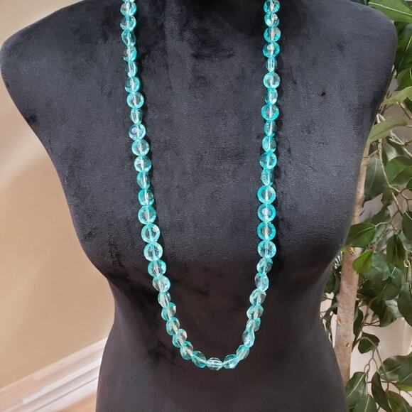 Mint Jewelry - Mint Womens Fashion Crystal Beaded Long Statement Necklace Jewelry Adjustable